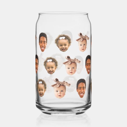 Grappige aangepaste vader van 3 Kinder foto Blikvorm Glas (Achterkant)