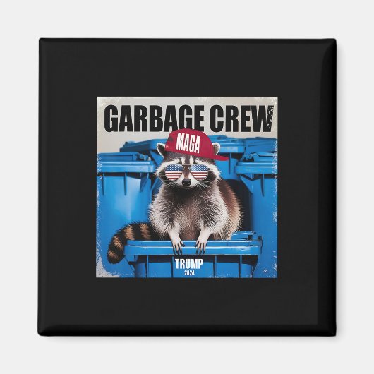 Grappige aanhangers van Trump zijn vuilnisman Joe  Magneet (Voorkant)