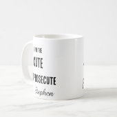 Grappige aanklager advocaat typografie koffiemok (Voorkant links)