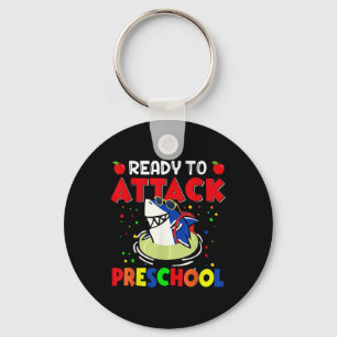 Grappige Aanval Kleuterleidster Kids Rug Sleutelhanger