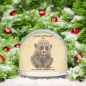 Grappige Aap Banaan Humor Sneeuwbol (Kerstmis)