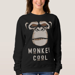 Grappige Aap Koele Fun Chimpan Zee Primate Dier Trui