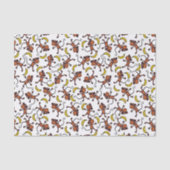 grappige aap-liefhebbers tissuepapier (Voorkant)