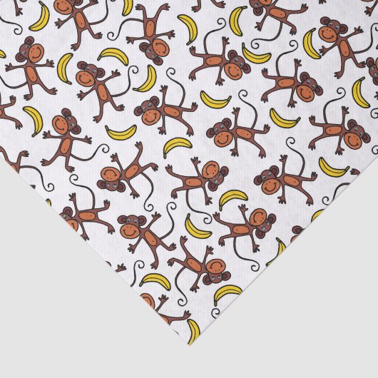 grappige aap-liefhebbers tissuepapier (Detail)