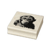 grappige aap rubberstempel (Stempel)