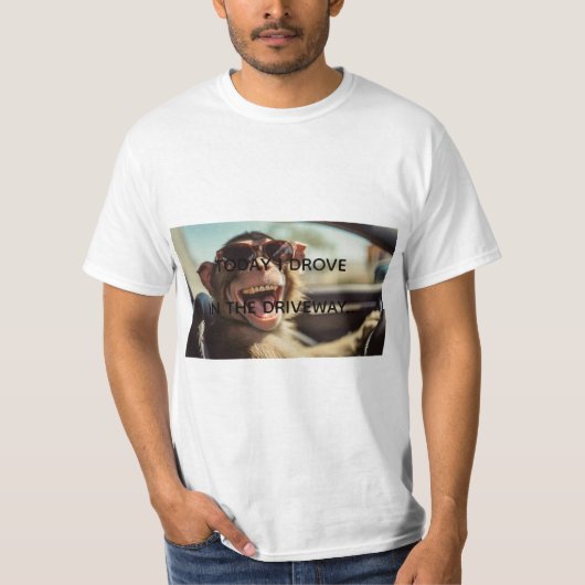 Grappige Aap TSHIRT (Voorkant)