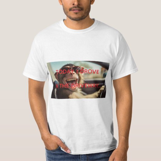 Grappige Aap TSHIRT (Voorkant)