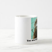 Grappige aap Verjaardag koffie mok (Center)