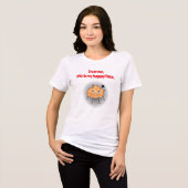 Grappige Aardappel Gelukkig Gezicht Tri-Blend Shirt (Voorkant volledig)