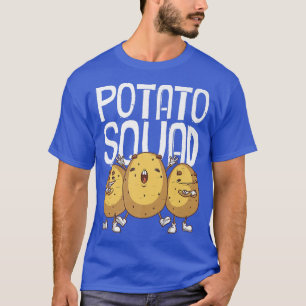 Grappige Aardappel Squad Cadeau Voor Mannen Vrouwe T-shirt