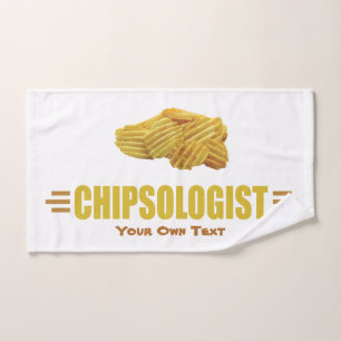 Grappige Aardappelchipsliefhebbers Handdoek