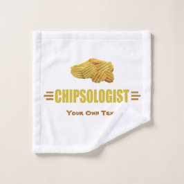 Grappige Aardappelchipsliefhebbers Washandje
