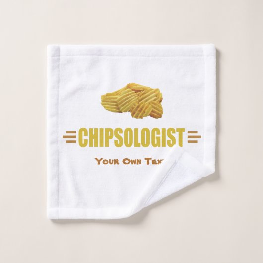 Grappige Aardappelchipsliefhebbers Washandje (Wasdoekje)