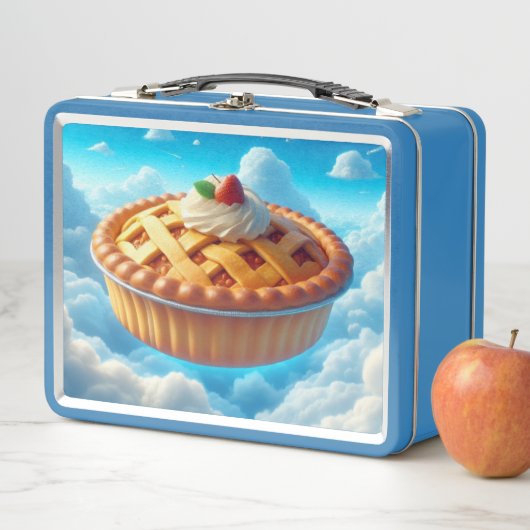 Grappige aardbeientaart in de lucht Idee (In situ)