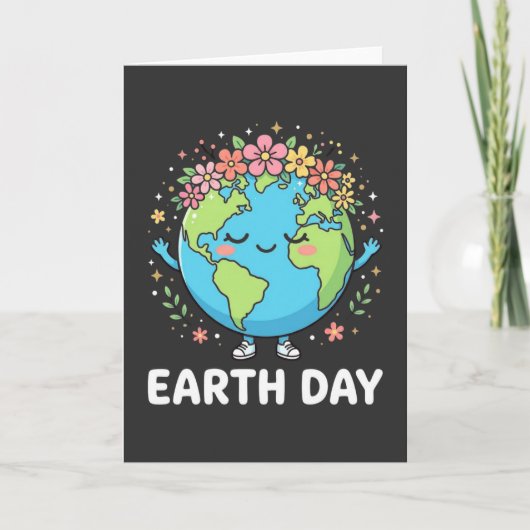 Grappige Aarde Dag Ga Planetaar Het Is Je Aarde Da Kaart (Voorkant)