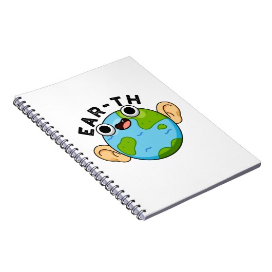 Grappige Aarde Pun  Notitieboek (Rechterzijde)