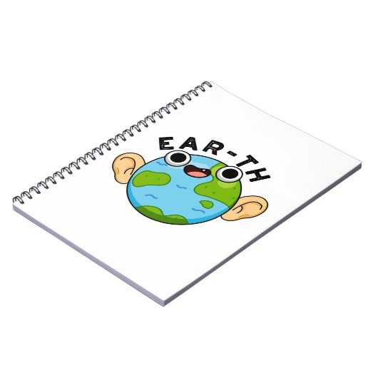 Grappige Aarde Pun  Notitieboek (Linkerzijde)