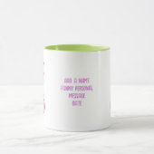 Grappige Aardige Meisje Collega Nieuwe Baan Pensio Mok (Midden)