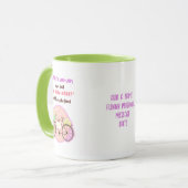 Grappige Aardige Meisje Collega Nieuwe Baan Pensio Mok (Voorkant links)