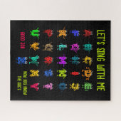 Grappige ABC's Legpuzzel (Horizontaal)