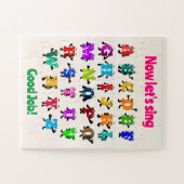 Grappige ABC's Legpuzzel (Horizontaal)