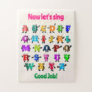 Grappige ABC's Legpuzzel