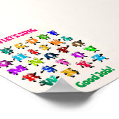 Grappige ABC's Poster (Hoek)