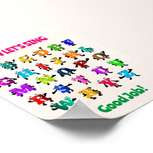 Grappige ABC's Poster (Hoek)