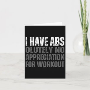 Grappige Abs Humor Kaart