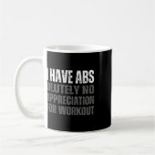 Grappige Abs Humor Koffiemok (Links)