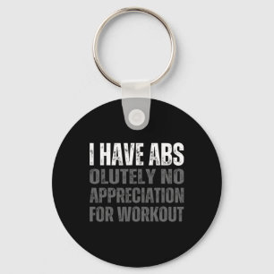 Grappige Abs Humor Sleutelhanger