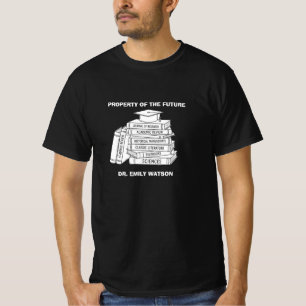 Grappige Academische Toekomst Dr Aangepaste Naam A T-shirt
