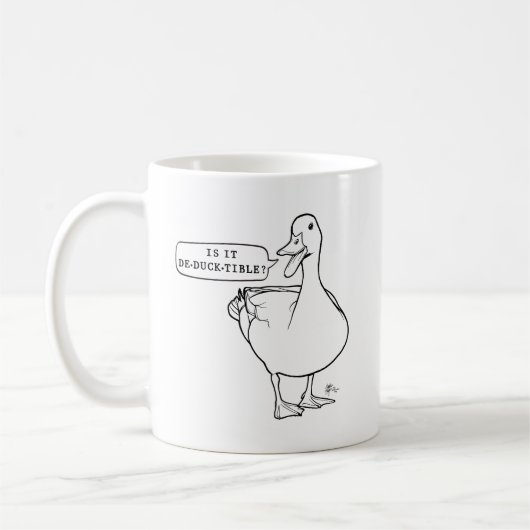 Grappige Accountant Belasting Koffiemok (Links)