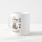 Grappige Accountant Collectie | Accountant mok (Voorkant links)