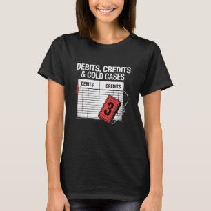 Grappige Accountant CPA Ware Misdaadverhalen T-shirt