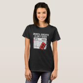 Grappige Accountant CPA Ware Misdaadverhalen T-shirt (Voorkant volledig)