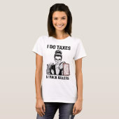 Grappige Accountant CPA Ware Misdaadverslaafde T-shirt (Voorkant volledig)