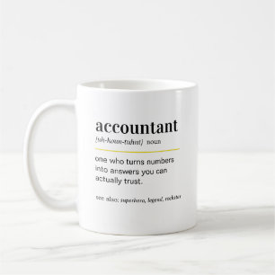 Grappige Accountant Definitie Cadeau Koffiemok