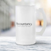 Grappige Accountant GAAP Grapjurk Tech Parodie Matglas Bierpul