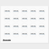 Grappige accountant Halloween - Candy Corn Ronde Sticker (Vel)