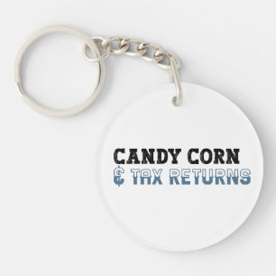 Grappige accountant Halloween - Candy Corn Sleutelhanger