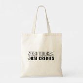 Grappige accountant Halloween - Zero Tricks Tote Bag (Achterkant)