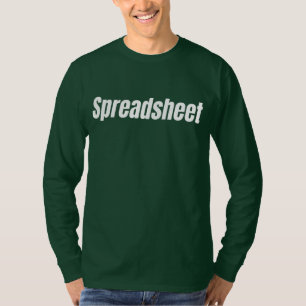 Grappige Accountant - Spreadsheet T-shirt