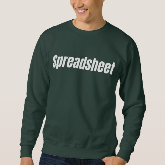 Grappige Accountant - Spreadsheet Trui (Voorkant)