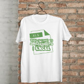 Grappige Accountant spreadsheets en excel T-shirt