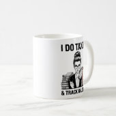 Grappige Accountant Ware Misdaad Belastingprofessi Koffiemok (Voorkant rechts)