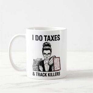 Grappige Accountant Ware Misdaad Belastingprofessi Koffiemok