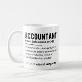 grappige accountantsdefinitie koffiemok (Links)