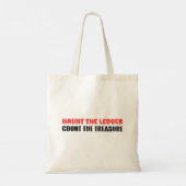 Grappige accountantsverklaring Halloween Tote Bag (Achterkant)