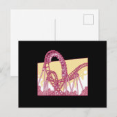 Grappige Achtbaan Pretpark Cadeau Briefkaart (Voorkant / Achterkant)